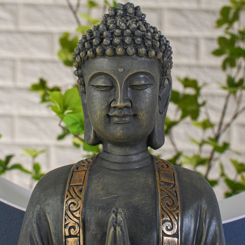 ZEN'LIGHT - Grande Statue Bouddha Méditation - Soucis du Détail