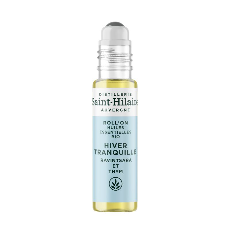 Roll'on aux huiles essentielles Bio, HIVER TRANQUILLE - 10ml - De Saint Hilaire