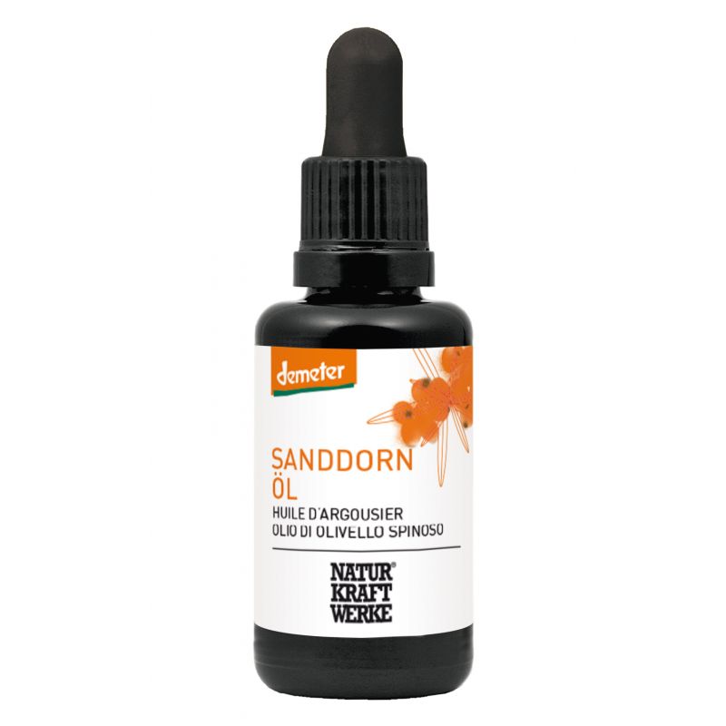 Sanddornöl nativ BIO (Demeter) - 30ml - NaturKraftWerke