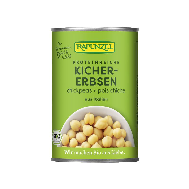 Kichererbsen BIO aus der Dose (Italien) - 400g - Rapunzel