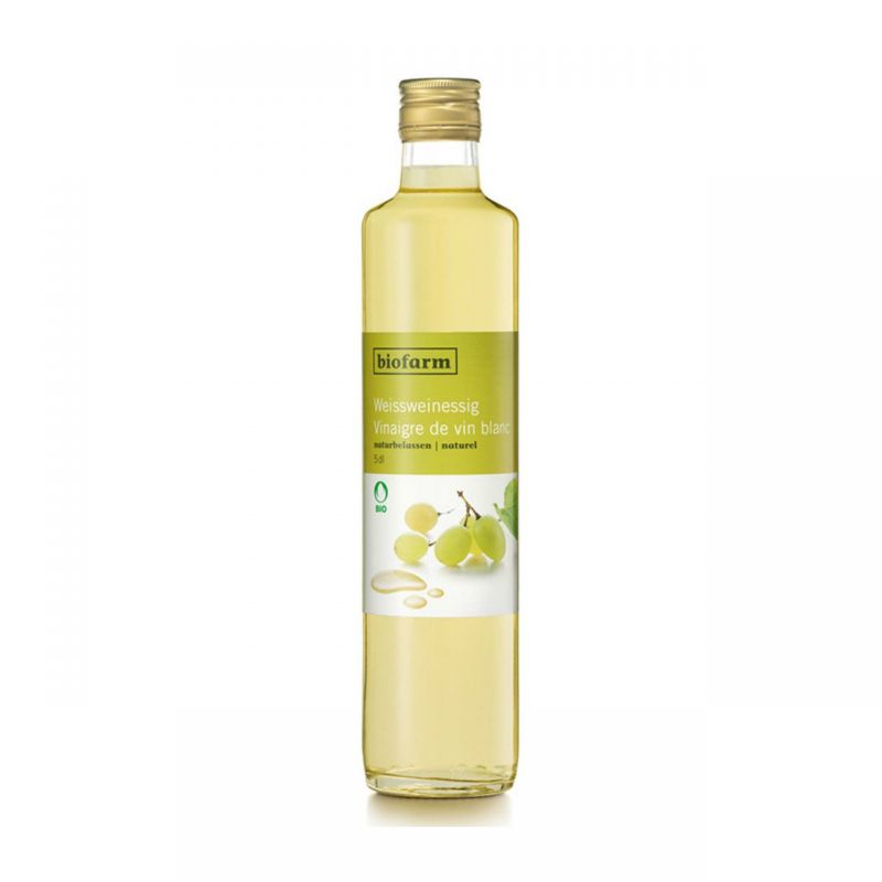 Vinaigre de vin blanc BIO (Bio Bourgeon, Italie) - 500ml - Biofarm