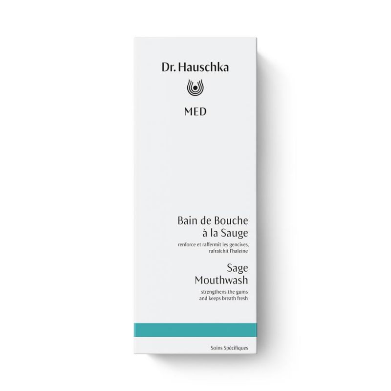 Bain de bouche à la sauge Bio (NaTrue), renforce les gencives et rafraichit - 300ml - Dr. Hauschka