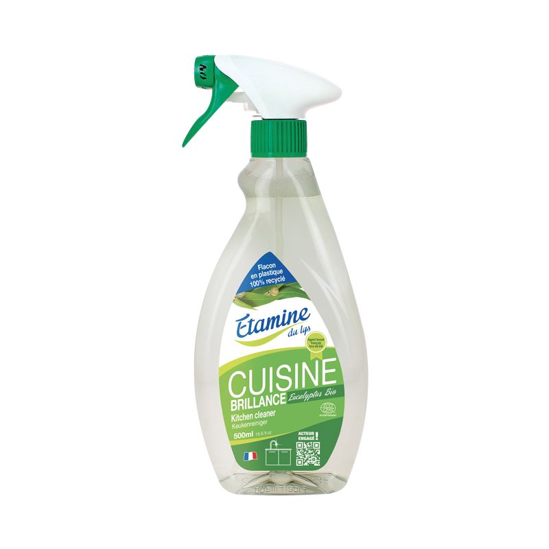 Nettoyant Brillance Cuisine BIO à l'eucalyptus - 500ml - Etamine du Lys