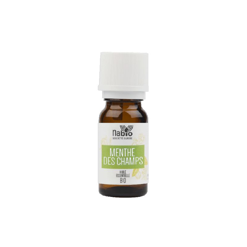 Huile essentielle de Menthe des champs (100% naturelle et BIO) - 10ml - Nabio