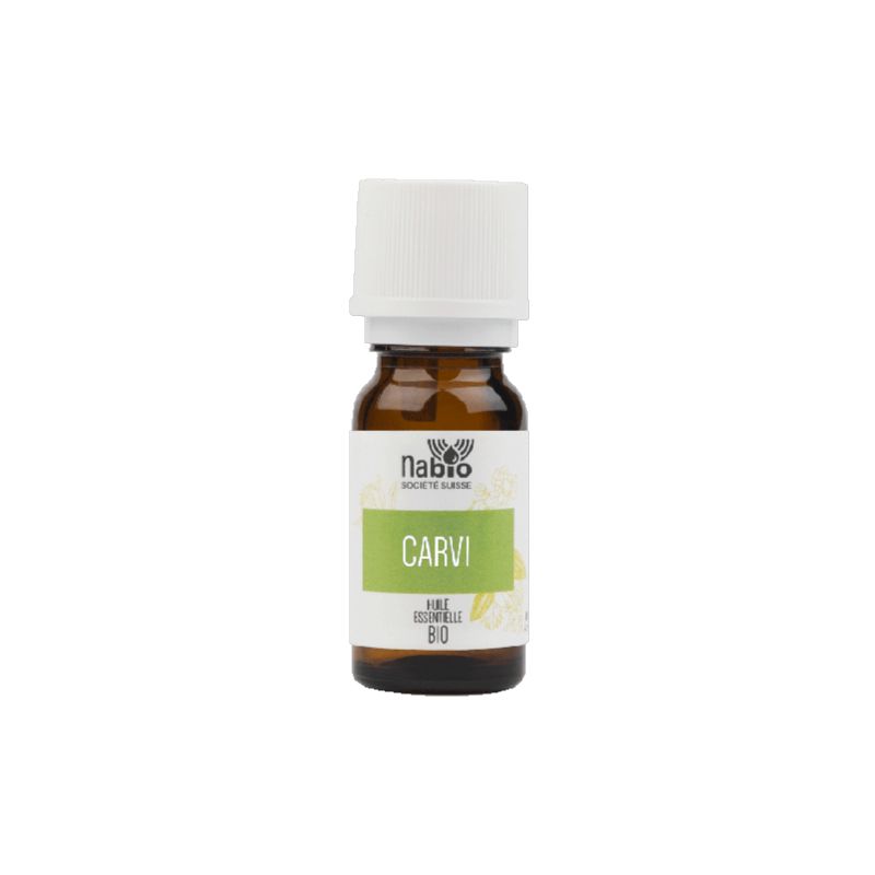 Huile essentielle de semences de Carvi (100% naturelle et BIO) - 5ml - Nabio