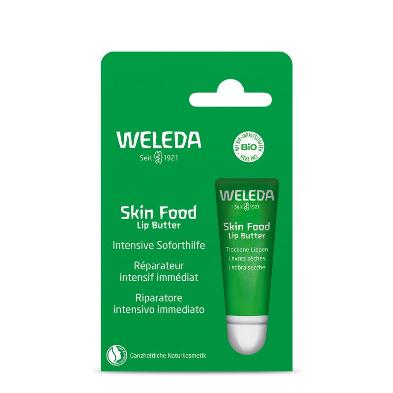 Burro labbra Skin Food, riparazione intensa ad effetto immediato - 8 g - Weleda