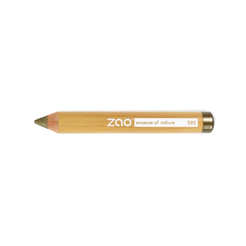 Crayon pour les yeux Jumbo  - 100% naturel, Bio & Vegan - N° 585, Kaki doré - Zao