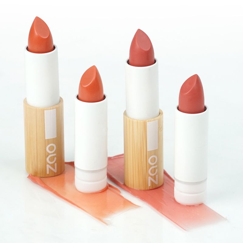 Colour & Repulp Balm, Feuchtigkeitsspendend und aufpolsternd, Nude pink - 100% natürlich, Bio & Vegan - N°485 - Zao