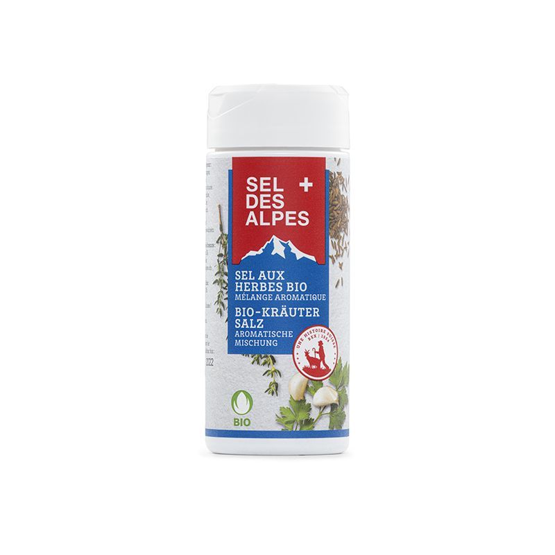 Kräutersalz BIO (Schweiz), Aromatische Mischung - 80g - Saline de Bex