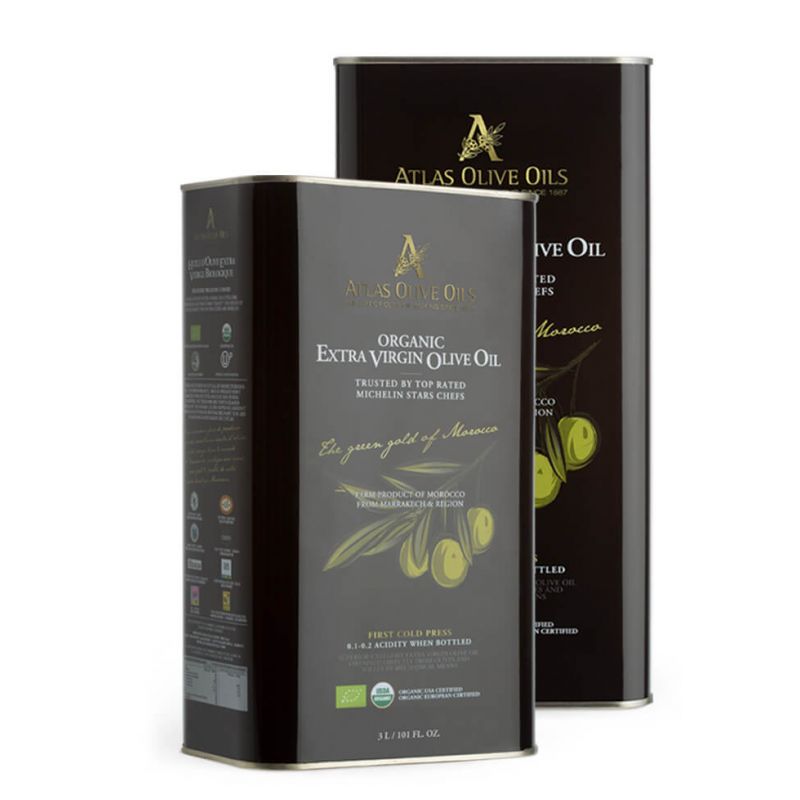 Natives Olivenöl extra BIO aus dem Atlasgebirge (Marokko) - Von Sterneköchen anerkannt - 500ml - Atlas Olive Oils