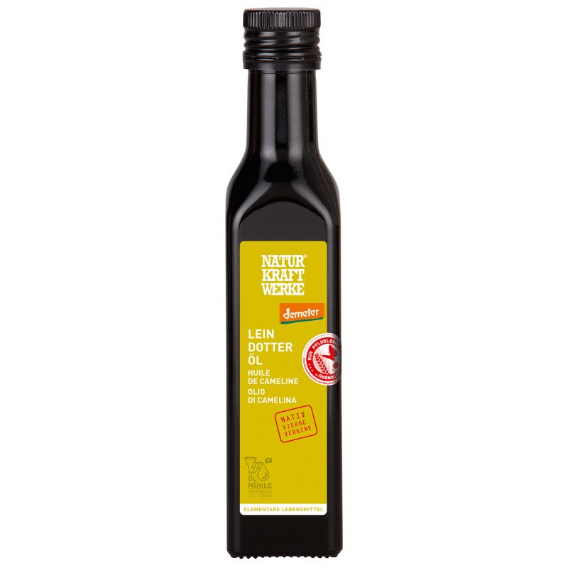 Olio di camelina biologico (Demeter Biodynamic) - 250ml - NaturKraftWerke