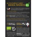 Sauce au carré BIO, Curry Madras - 90g, 5 portions - Aromandise