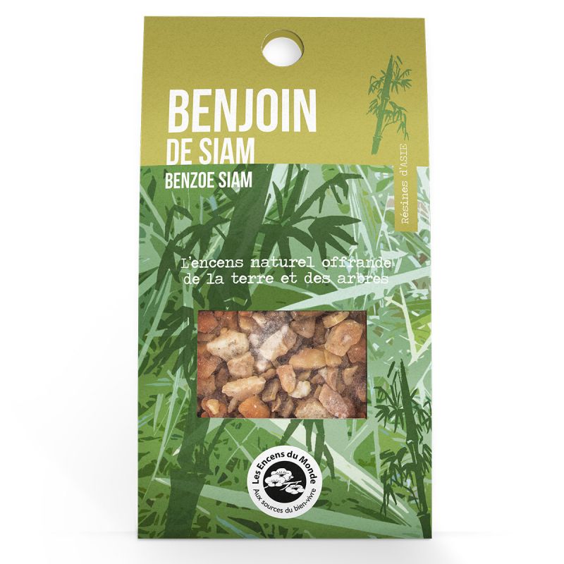 Resina di Benzoino del Siam (incenso naturale) – 20g – Les Encens du Monde