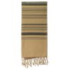 Fouta in cotone biologico, Collezione SAND, Cenere - 200x100 cm - Karawan