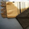Fouta en coton biologique, Collection SAND, Cendre - 200x100cm - Karawan