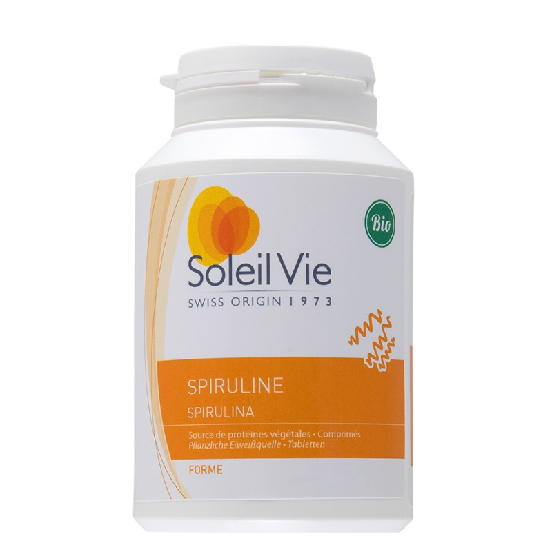 Spiruline Bio - 400 comprimés  - Soleil Vie