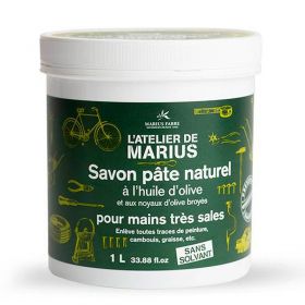 Le savon grattant naturel en pâte pour les mains très sales, à l'huile d'olive - 1 litre - Marius Fabre