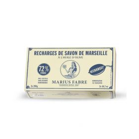 Le savon de Marseille rotatif Bio à fixer au mur - Recharge 2x 290g - Marius Fabre