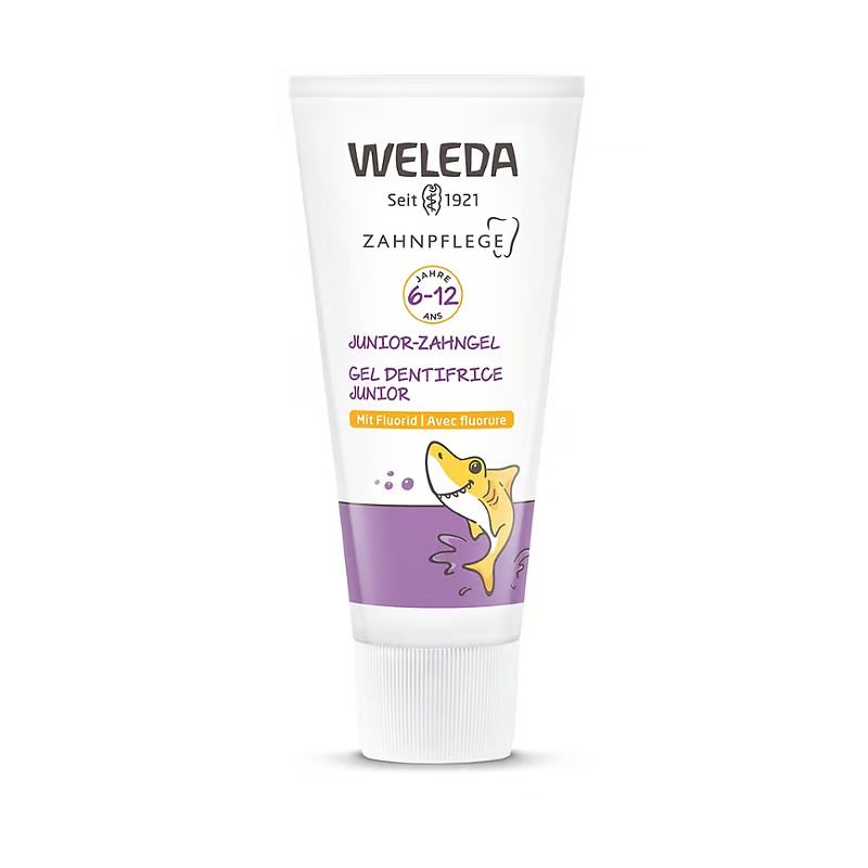 Gel dentifricio Junior (6 a 12 anni) con fluoro - 50ml - Weleda