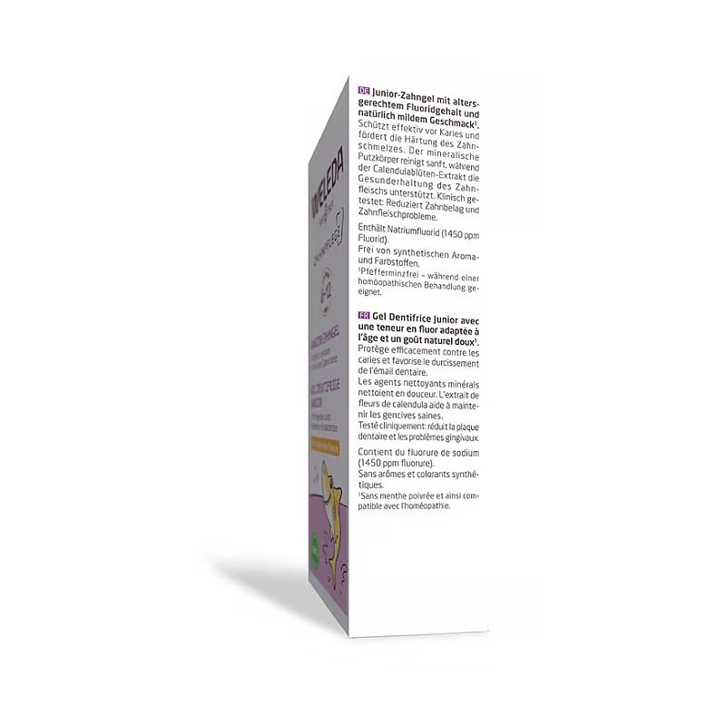 Gel dentifricio Junior (6 a 12 anni) con fluoro - 50ml - Weleda