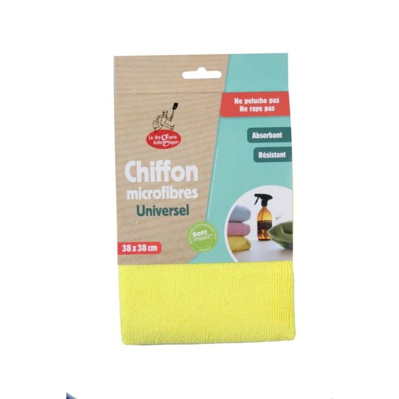 Chiffon Microfibre, Multi-usage & Universel - La Droguerie écologique