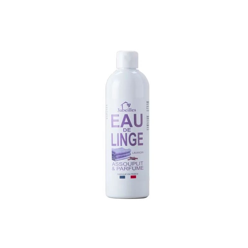 Assouplissant Naturel & BIO, Eau de linge - Senteur Provence - 1L - 3 Abeilles