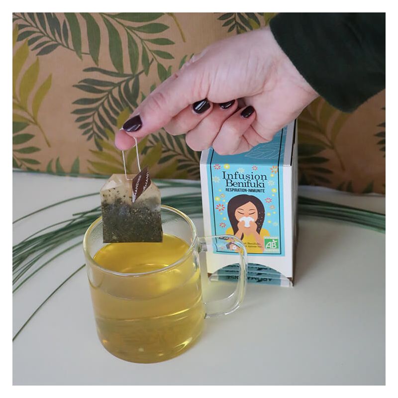 Infuso Benifuki per Respirazione e Immunità - 18 bustine - Aromandise