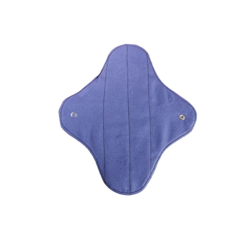 Serviettes hygiéniques lavables/réutilisables Bi-Color en coton 100% BIO - 2 pces, Flux léger - Anaé