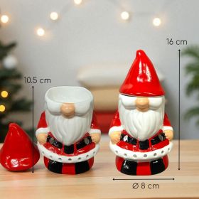 Keramik-Duftbrenner mit Teelicht, Festliche Serie – Weihnachtsmann – ZEN’Arôme