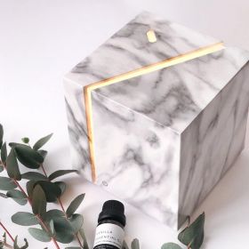 Diffuseur d'huiles essentielles, Ultrasonique - White Marble - Swiss Eco Shop