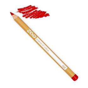 Crayons de maquillage, BIO & Vegan pour les lèvres - N° 568, Rouge Audacieux - Zao﻿