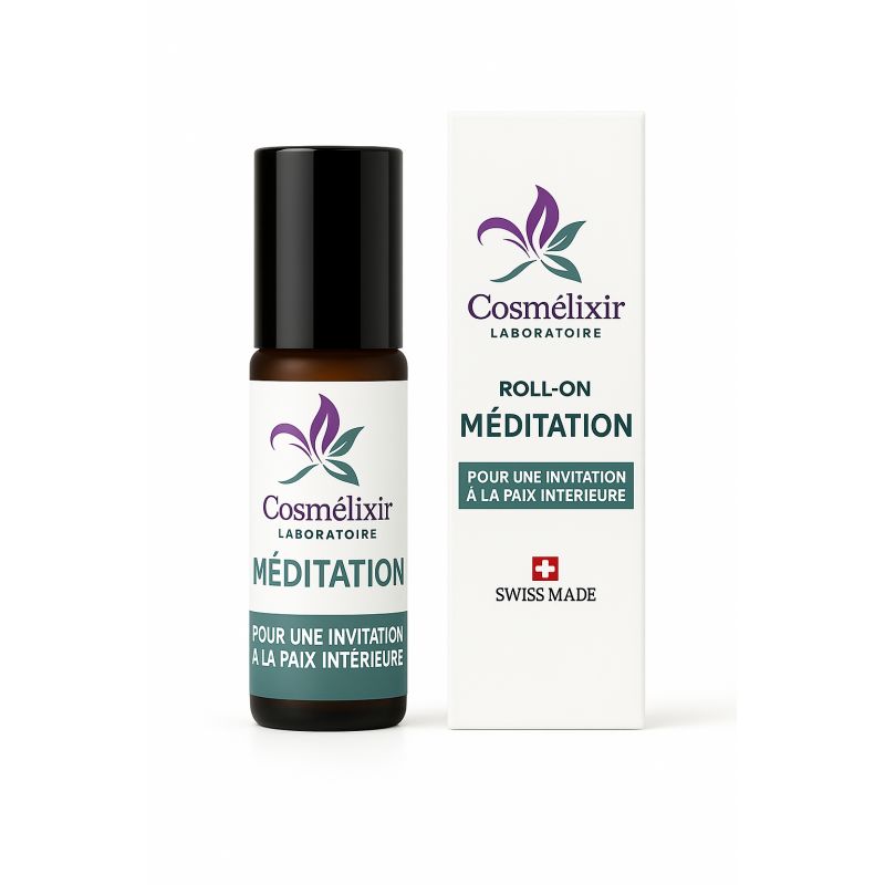 Roll-On mit ätherischen Ölen Meditation - Einladung zum inneren Frieden - 10 ml - Cosmélixir