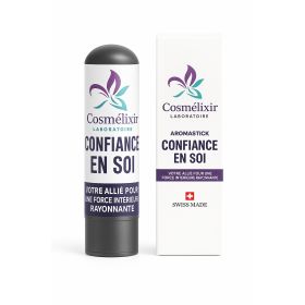 Aromastick (inhalateur) Confiance en soi - Votre allié pour une force intérieure rayonnante - 0.8ml - Cosmélixir