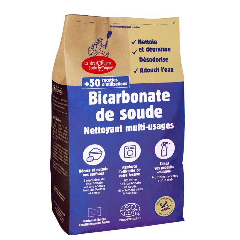 Bicarbonate de soude Technique - 1 kg - La Droguerie écologique