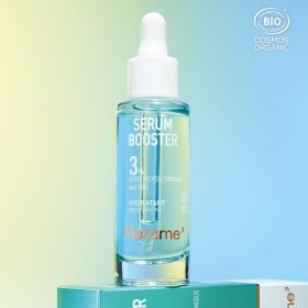 Bio-Feuchtigkeits-Serum Booster mit natürlicher Polyglutaminsäure (3 %) - Intensive Feuchtigkeitsversorgung - 30 ml - Florame