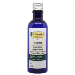 Hydrolat comestible de Thym linalol Biologique du Valais - 200 ml - L'essencier