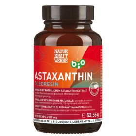 Astaxanthin Oleoresin bio - 90 Vegicaps à 595 mg - NaturKraftWerke