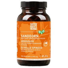 Olivello spinoso - 150 Vegicaps à 595 mg BIO - NaturKraftWerke