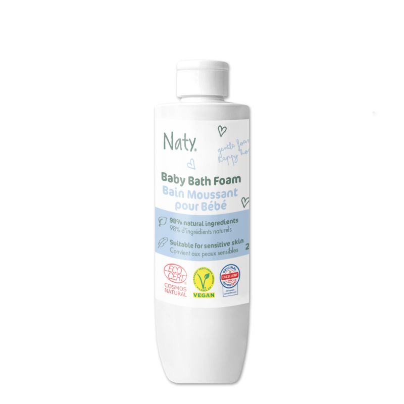 Baby Bio-Badschaum, Verschönert das Bad - 200ml - Naty