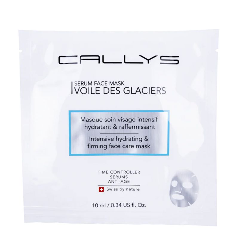 Voile des Glaciers - Masque cellulose hydratant & raffermissant - Callys - 10 ml