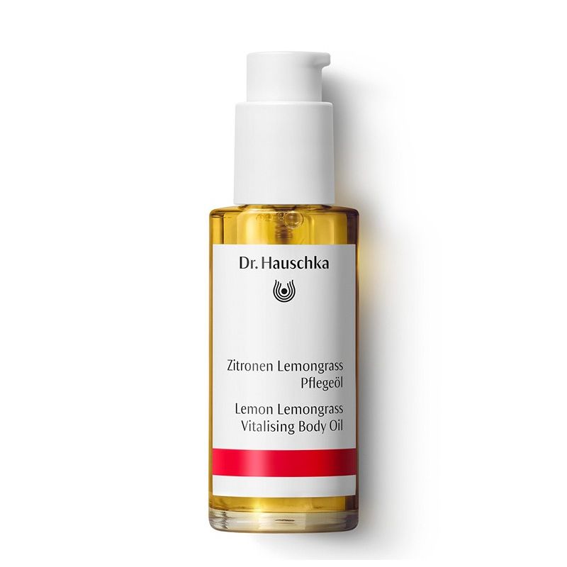 Dr. Hauschka Zitronen Lemongrass Pflegeöl - 75 ml - straffend, vegan, NATRUE-zertifiziert, alle Hauttypen
