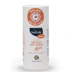 BIO Mücken-Repellent-Stick Néobulle - 50g - Baby ab 2 Monate und Erwachsene