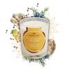 Pflanzliche Duftkerze mit Cade-Holzöl, Duft Amber-Leder - 400 g, ca. 45 Std. - Ambiance Cade