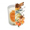 Cade Öl-Kerze, Duft Orange - Zimt - 400g, ca. 45h - Ambiance Cade