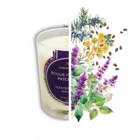 Bougie végétale à l'huile de cade, parfum Patchouli - 400g, env. 45h - Ambiance Cade