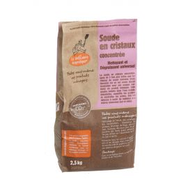 Soude en cristaux (concentré) - 2,5kg - La Droguerie écologique