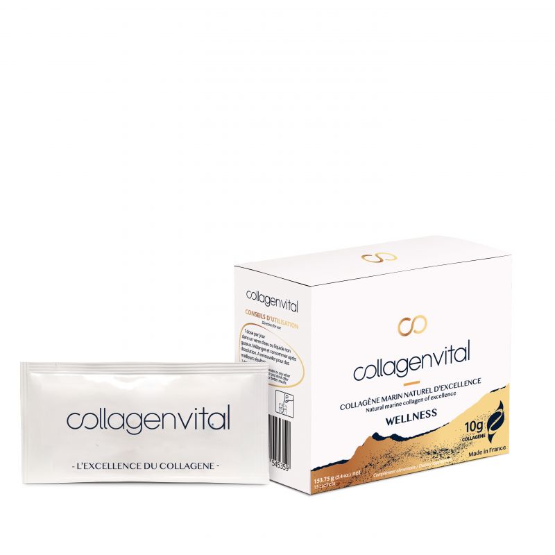 Collagen Vital Wellness - reines Meereskollagen in hoher Konzentration - 15 Beutel, 157,95g - Vita