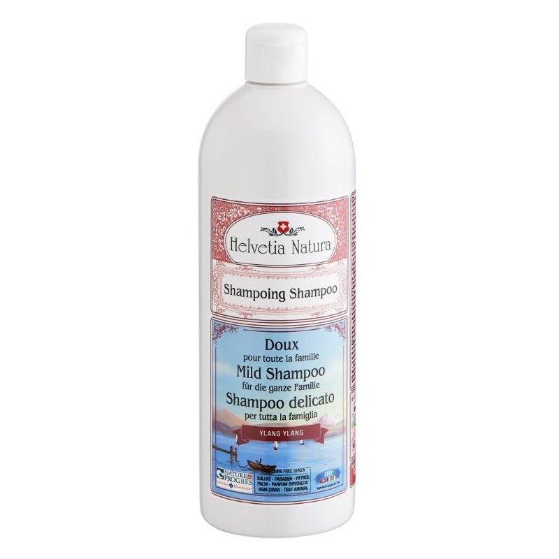 Mild Shampoo, für die ganze Familie - 250ml oder 1 Liter - Helvetia Natura