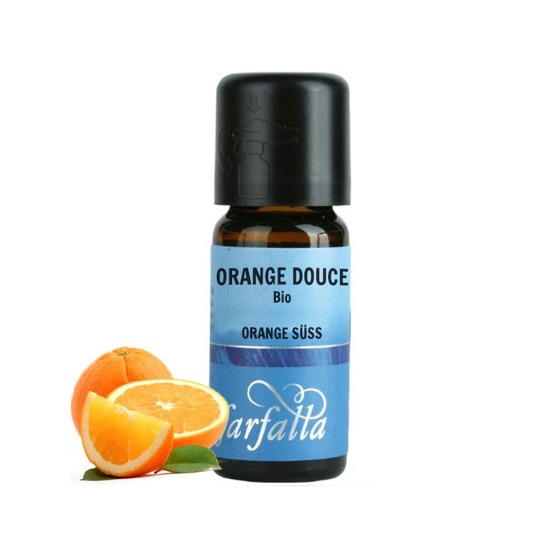 Huile essentielle (Ethérée) - Orange Douce BIO - 100% naturelle et pure -  10ml - Farfalla