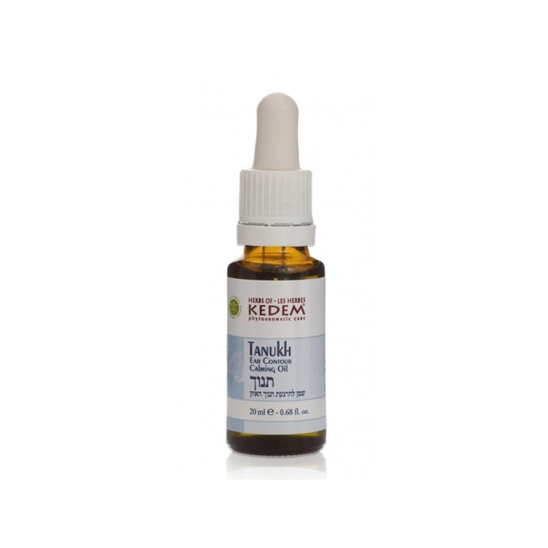 Tanukh - Öl zur Behandlung und und Erleichterung bei Mittelohrentzündung - 20ml - Herbs of Kedem 